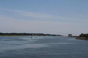 Turning into the Matanzas River from the ICW