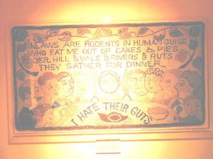 Proggy mat in the lightner Museum