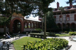 Another view of the courtyard