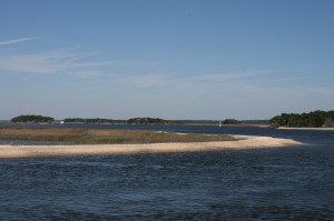 View from the dock at Sisters Creek