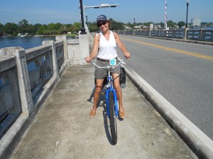Crossing the Ortega Bridge
