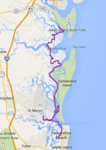 Fernandina to Jekyll Island