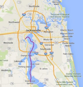 Green Cove Springs to Ortega Landing