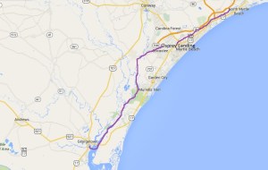 Georgetown to Osprey Landing, Myrtle Beach