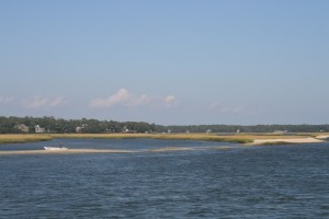 Approaching Lockwood's Folly Inlet, near Southport