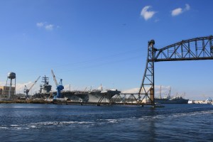 USS Eisenhower at Norfolk Naval Base