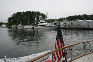 Leaving Atlantic Yacht Basin