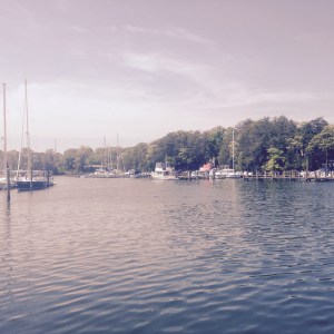View from our mooring at  Solomons Harbor Marina