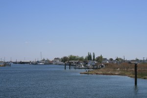 Arriving at Tangier Island