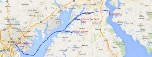 Baltimore to the Delaware River