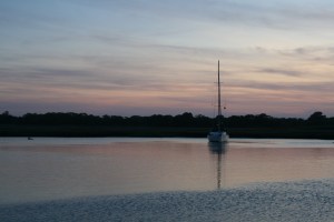 Sunset at Miss Chris Marina