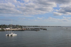 The way we came - Barnegat Bay from Mantoloking Bridge