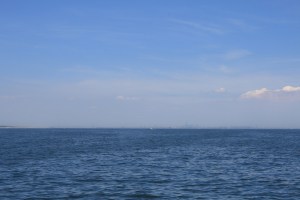 First glimpse of New York City