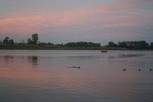 Back in the peaceful evening at Great Kills YC