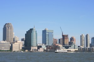 Jersey City from the Hudson River