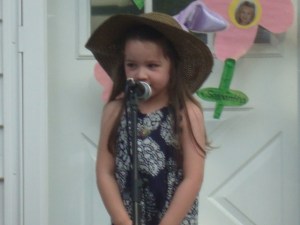 Sophie as Old Mrs Rabbit