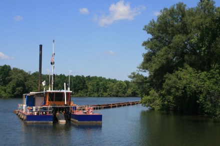 Dredging just above Ilion