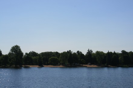 Beach at Beavermead Park, Little Lake, Peterborough