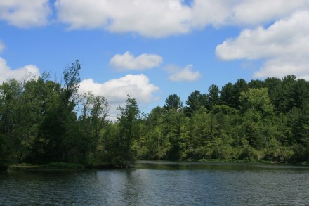 Oswego River above Lock 1