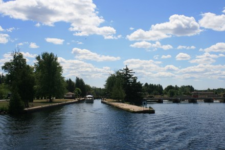 Looking back to Lock 25, Sawer Creek