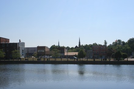 Campbellford Downtown from the dock