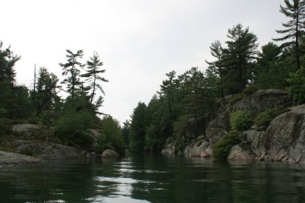 Entrance to the channel 