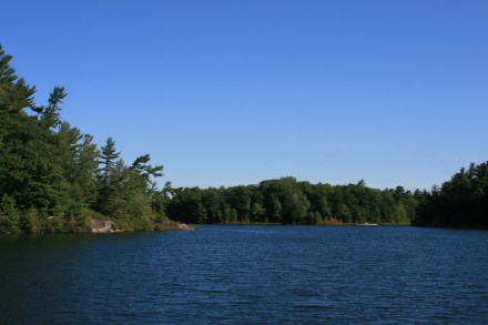 Near the mooring at Eureka Point