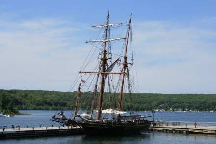 Replica of HMS Tecumseth, Discovery Harbour, Penetanguishene